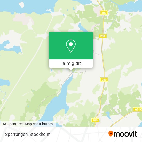 Sparrängen karta