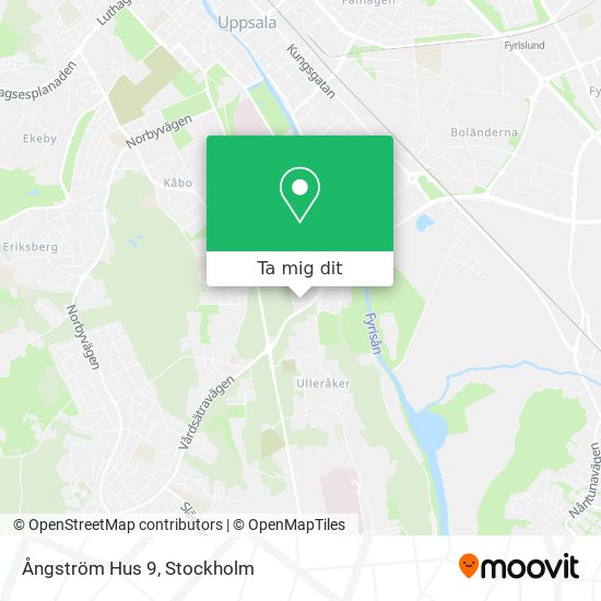 Ångström Hus 9 karta