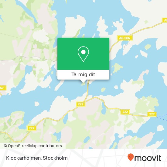 Klockarholmen karta