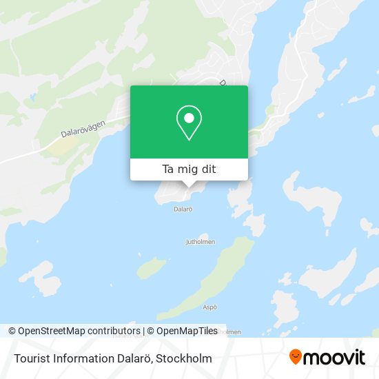 Tourist Information Dalarö karta