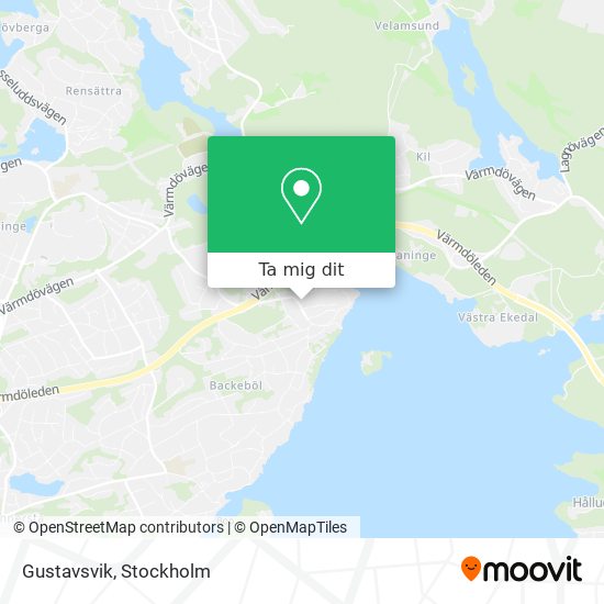 Gustavsvik karta