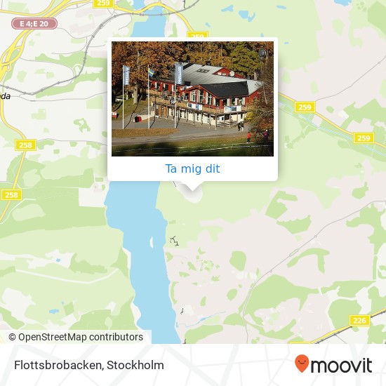 Flottsbrobacken karta