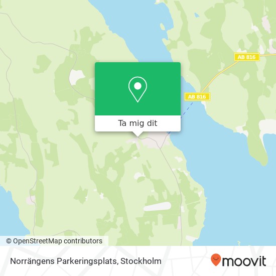 Norrängens Parkeringsplats karta