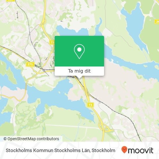 Stockholms Kommun Stockholms Län karta