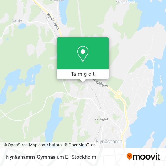Nynäshamns Gymnasium El karta