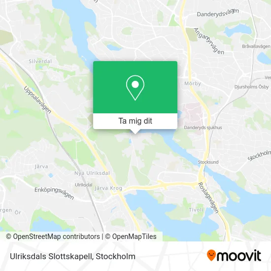 Ulriksdals Slottskapell karta