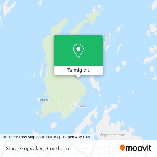 Stora Skogsviken karta