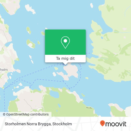Storholmen Norra Brygga karta