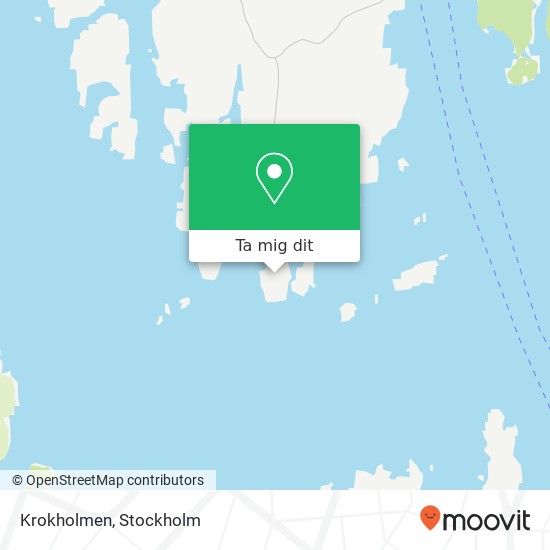 Krokholmen karta