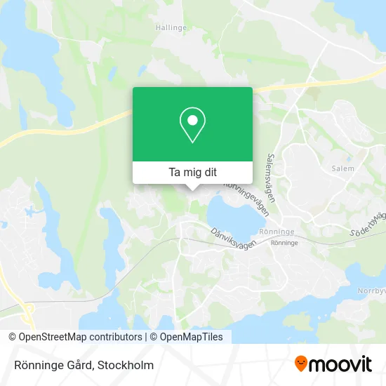 Rönninge Gård karta