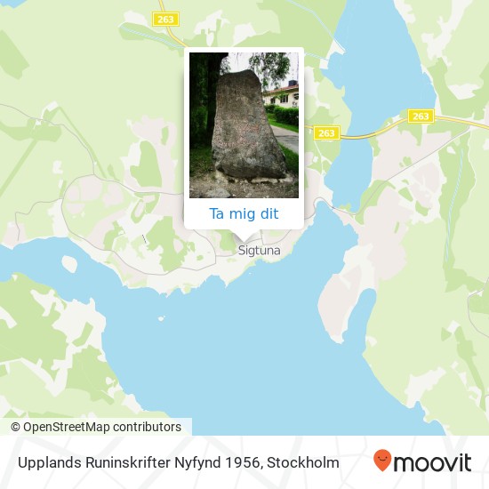 Upplands Runinskrifter Nyfynd 1956 karta