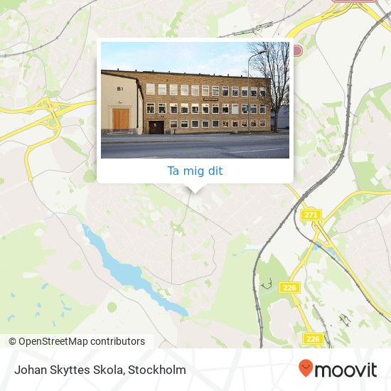 Johan Skyttes Skola karta