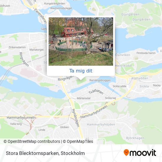 Stora Blecktornsparken karta