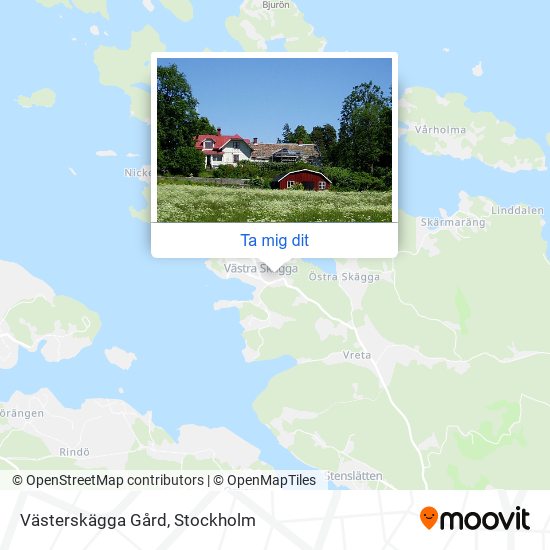 Västerskägga Gård karta