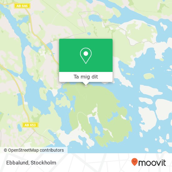 Ebbalund karta