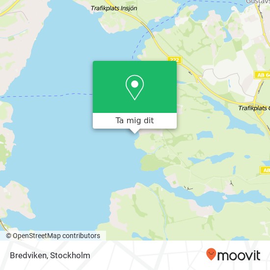 Bredviken karta