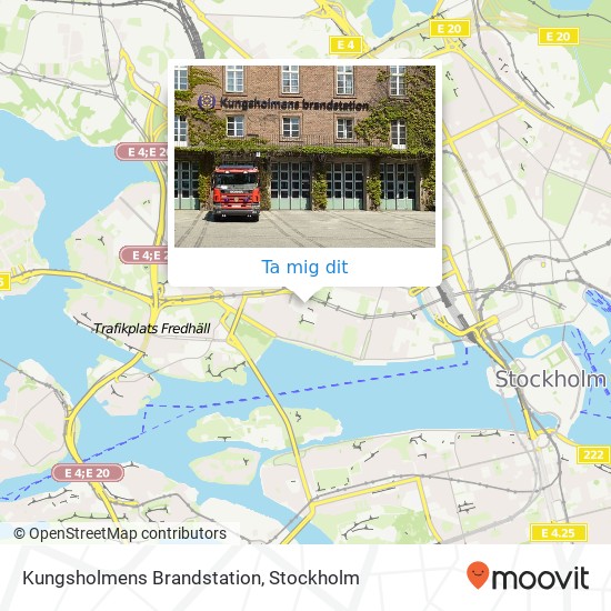 Kungsholmens Brandstation karta