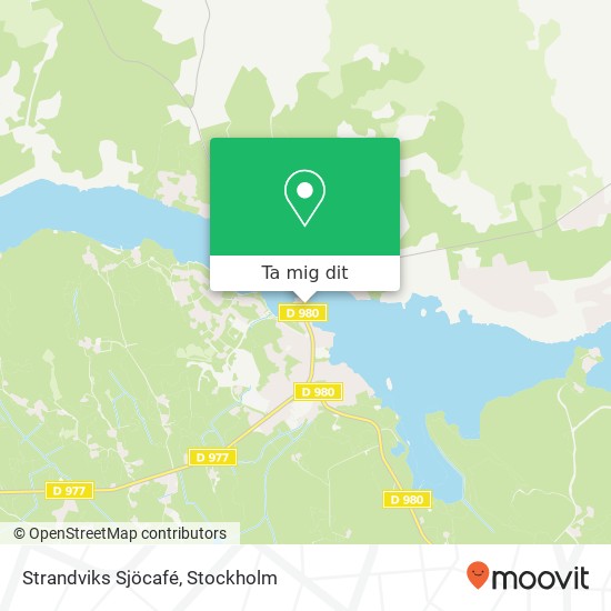 Strandviks Sjöcafé karta