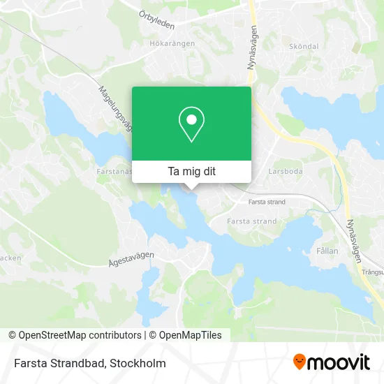 Farsta Strandbad karta