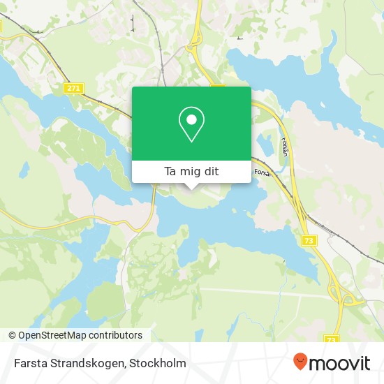 Farsta Strandskogen karta