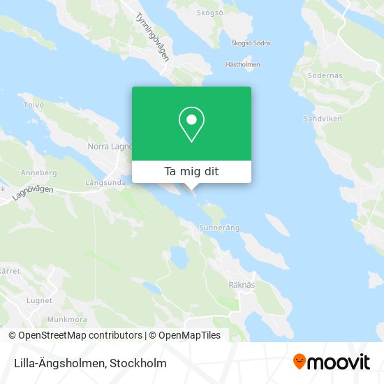 Lilla-Ängsholmen karta