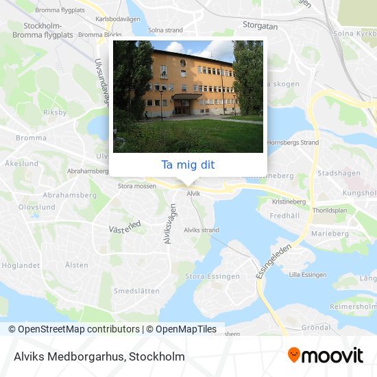 Alviks Medborgarhus karta