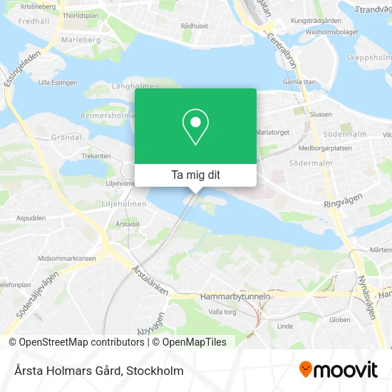 Årsta Holmars Gård karta