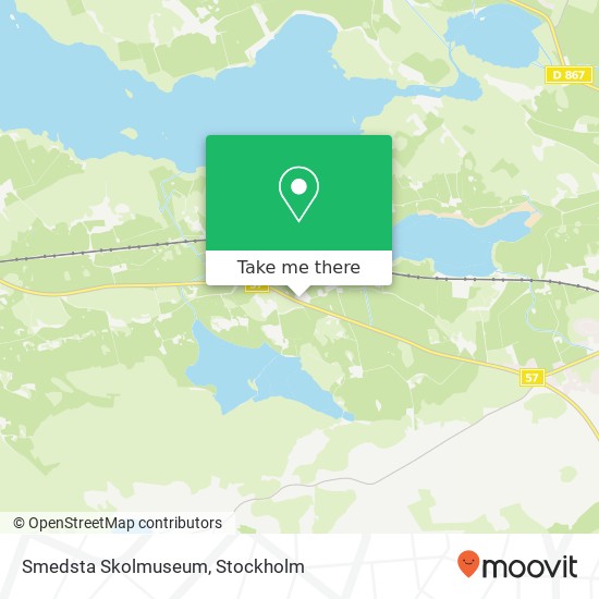 Smedsta Skolmuseum karta