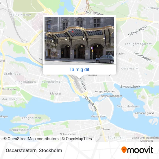 Oscarsteatern karta