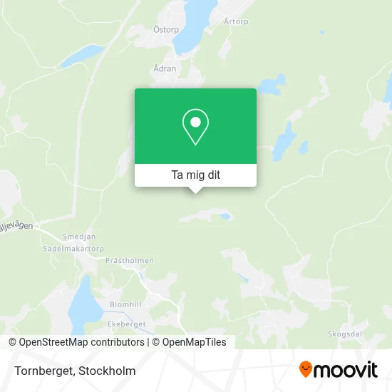 Tornberget karta