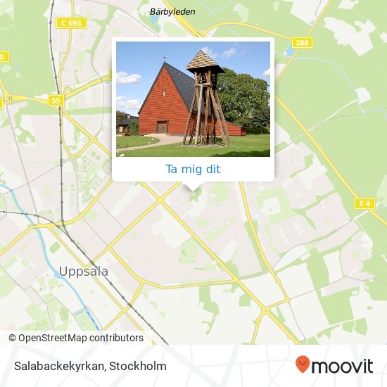 Salabackekyrkan karta