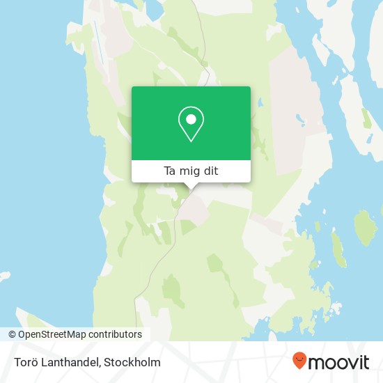 Torö Lanthandel karta