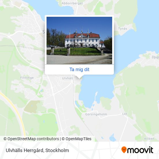 Ulvhälls Herrgård karta