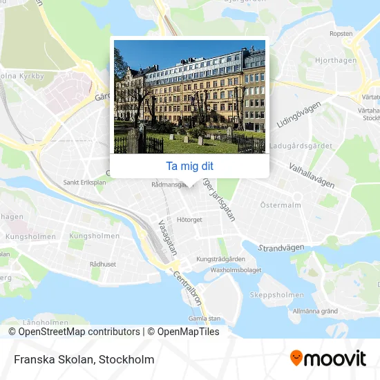 Franska Skolan karta