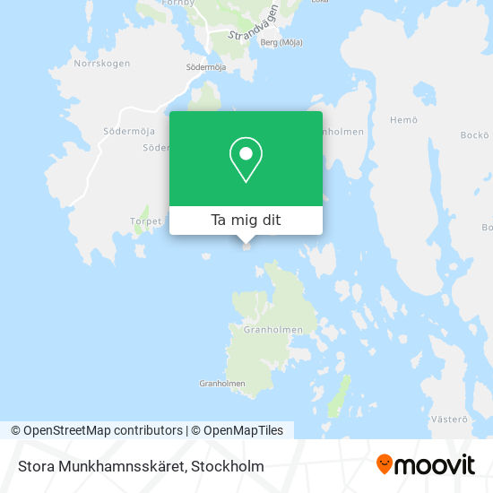 Stora Munkhamnsskäret karta
