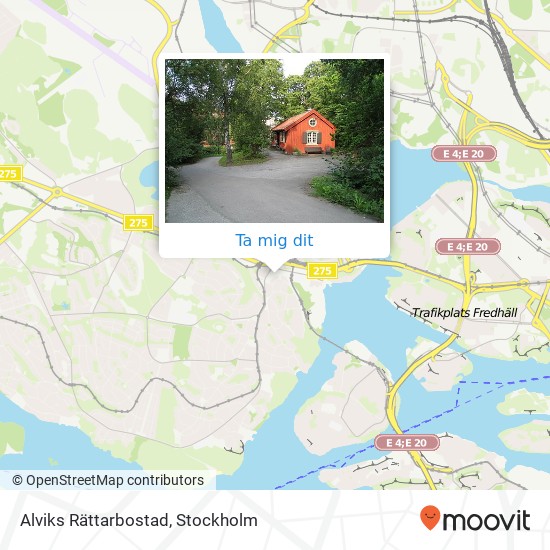 Alviks Rättarbostad karta