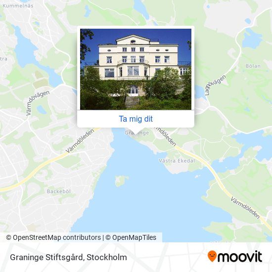Graninge Stiftsgård karta
