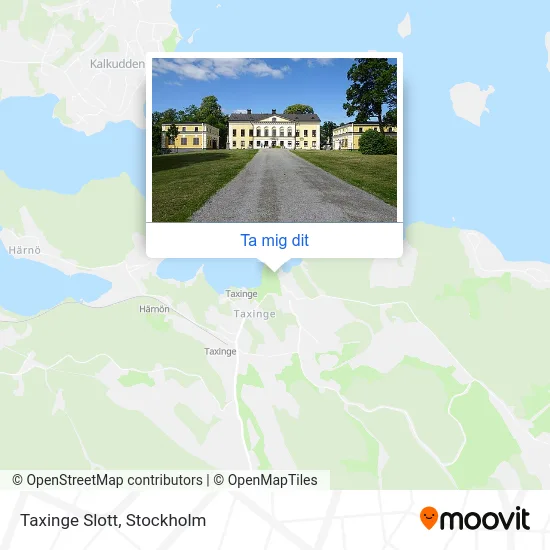 Taxinge Slott karta