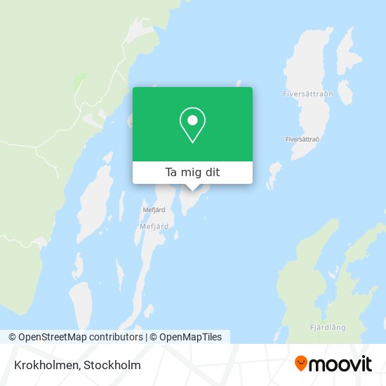 Krokholmen karta