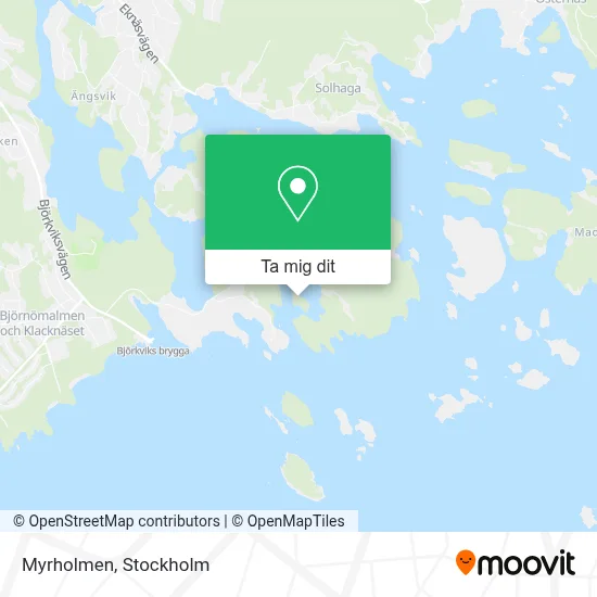 Myrholmen karta
