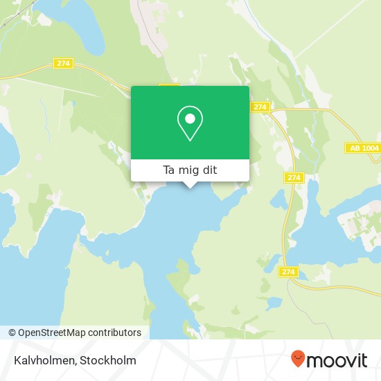 Kalvholmen karta