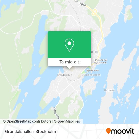 Gröndalshallen karta