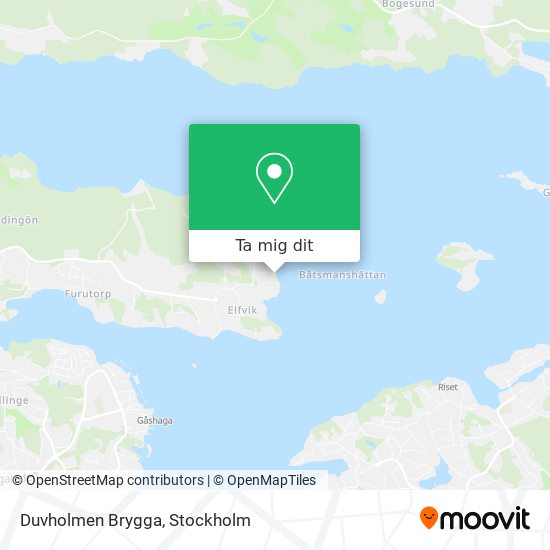 Duvholmen Brygga karta