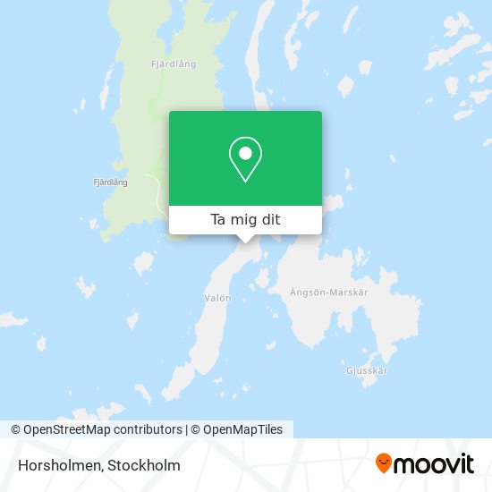 Horsholmen karta