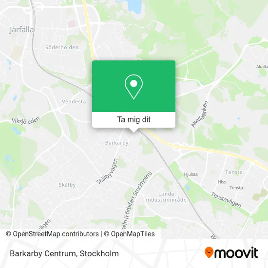 Barkarby Centrum karta