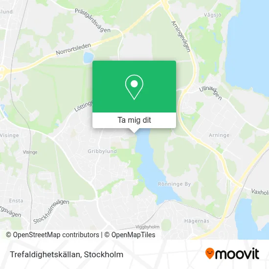 Trefaldighetskällan karta