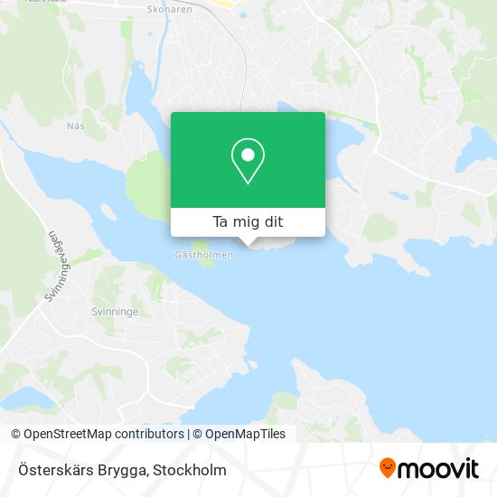 Österskärs Brygga karta