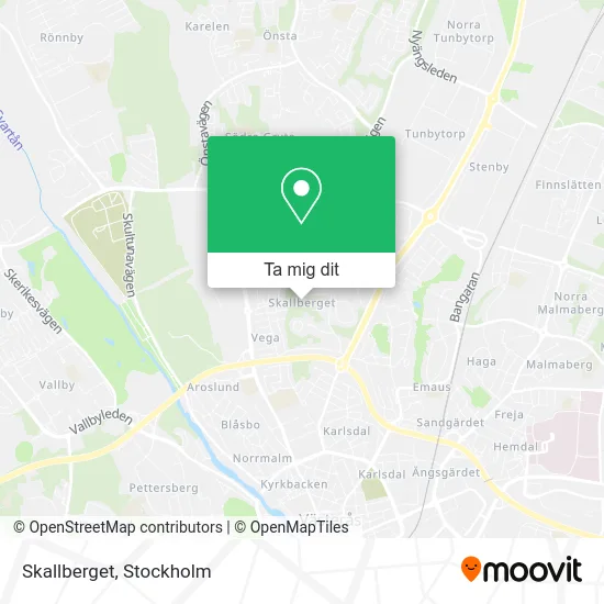 Skallberget karta