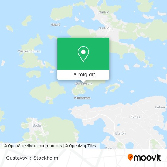 Gustavsvik karta