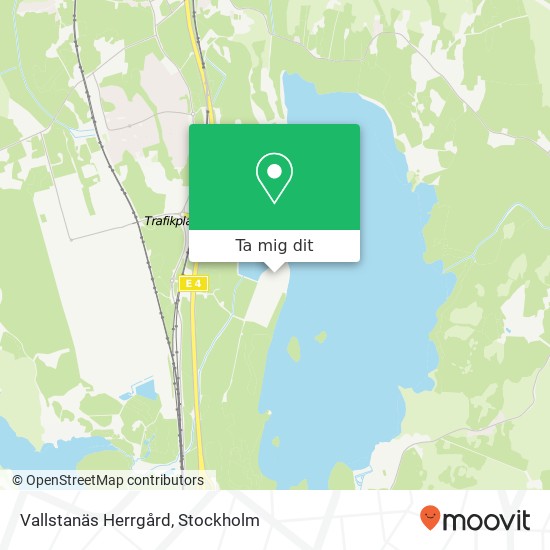 Vallstanäs Herrgård karta